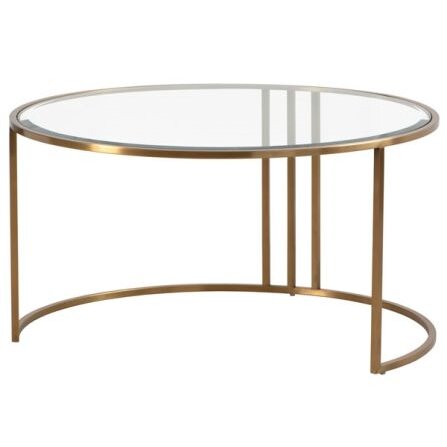 Des tables rondes en verre avec rangement parfait ajout aux meubles du salon 2