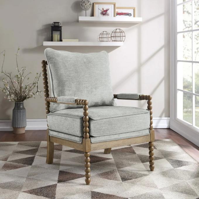 Chaise de loisirs, fauteuil de salon, fauteuil en bois, meubles de jardin 4