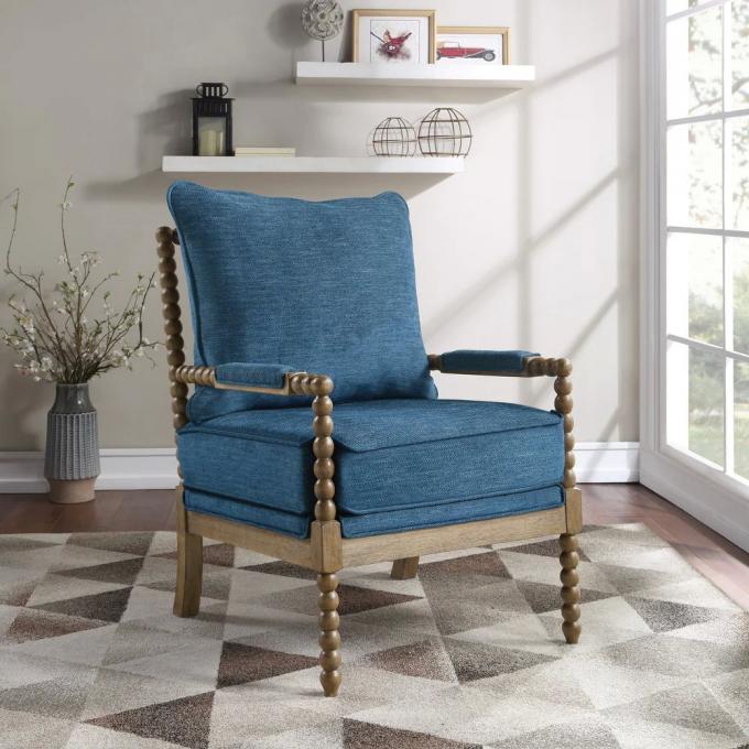 Chaise de loisirs, fauteuil de salon, fauteuil en bois, meubles de jardin 6