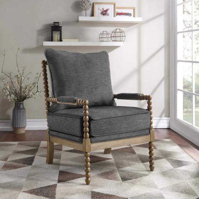 Chaise de loisirs, fauteuil de salon, fauteuil en bois, meubles de jardin 8