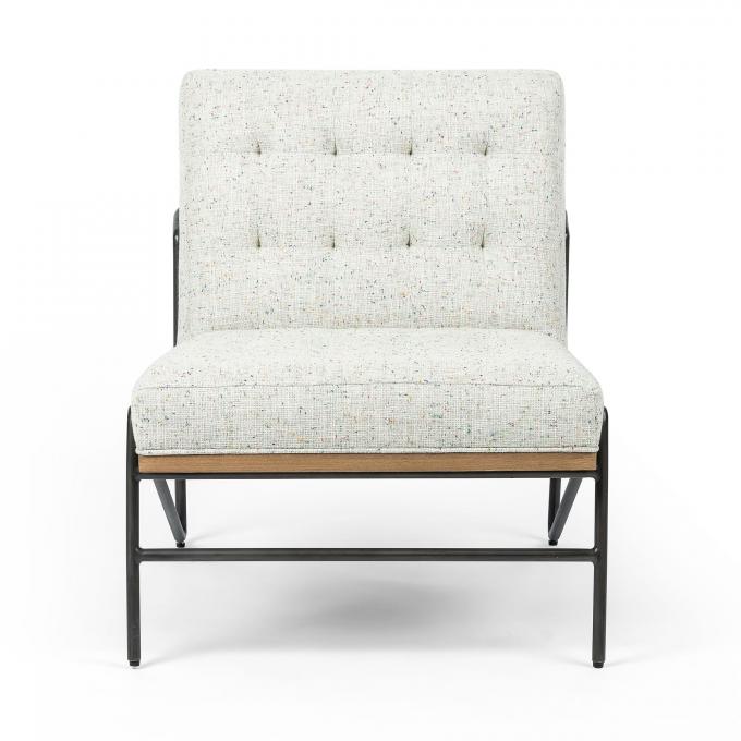 Accent PU Chaise de salon en cuir fauteuil inclinable Meuble moderne 5