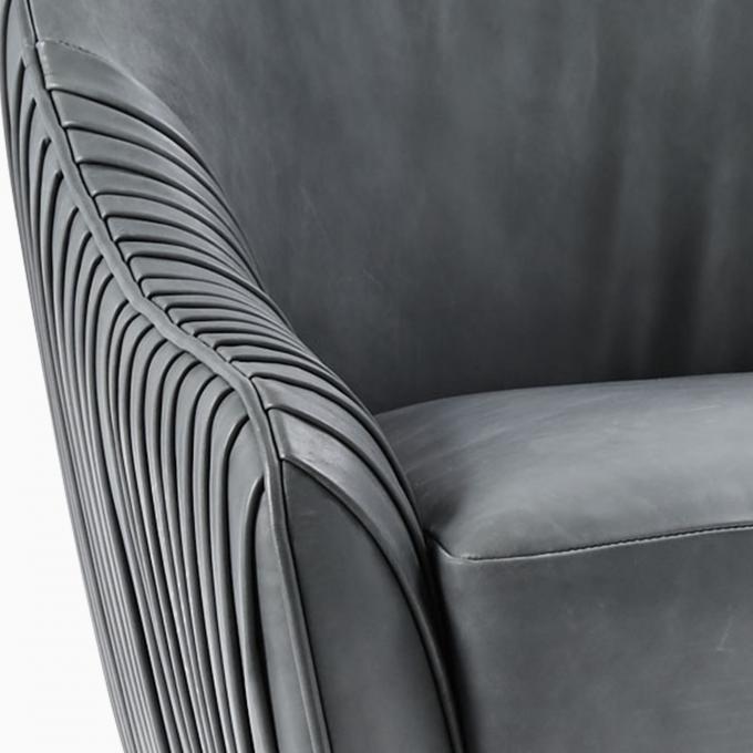 Moderne chaise pivotante de base en métal pour bureau 1