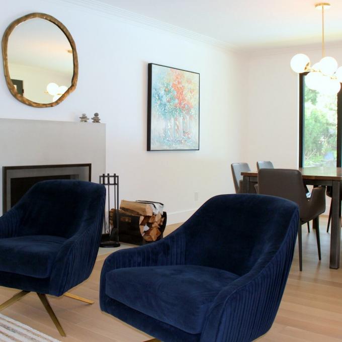Moderne chaise pivotante de base en métal pour bureau 6