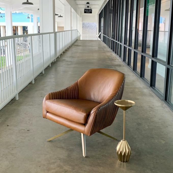 Moderne chaise pivotante de base en métal pour bureau 8