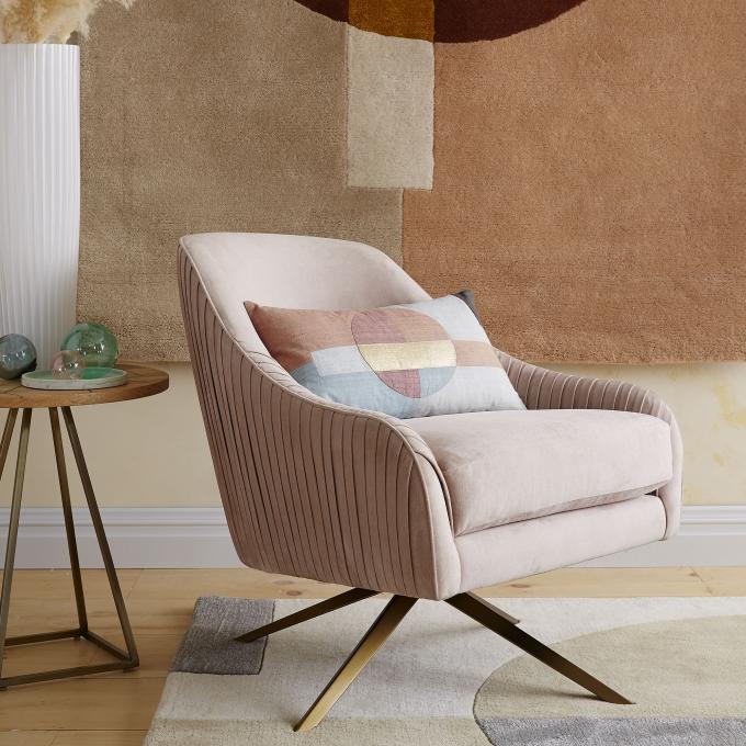 Moderne chaise pivotante de base en métal pour bureau 13