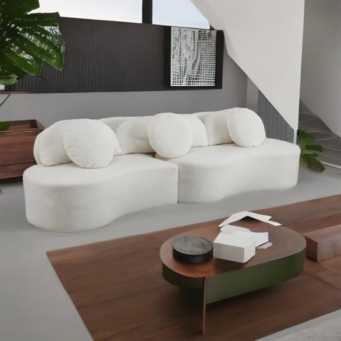 Couchette en tissu de boucle personnalisé Couchette en tissu blanc 3