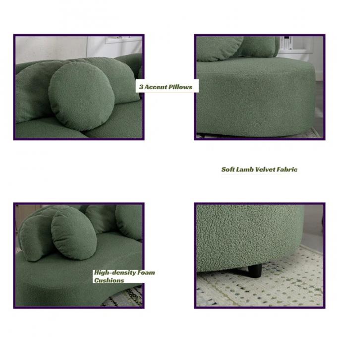 Couchette en tissu de boucle personnalisé Couchette en tissu blanc 9