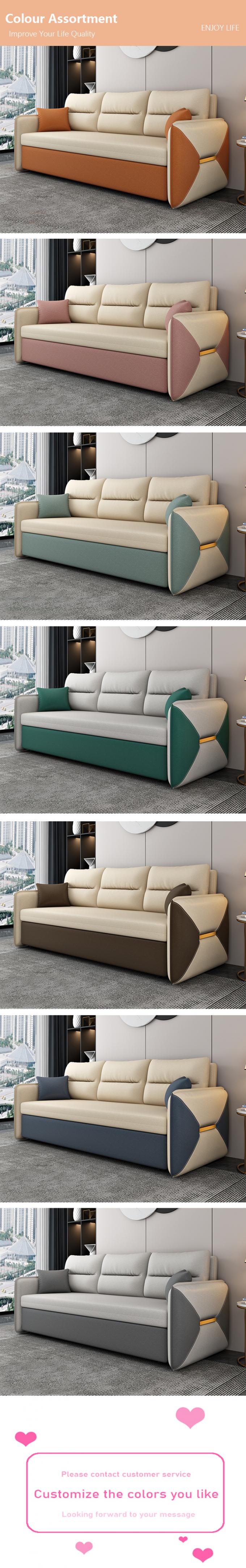 Meubles de salon canapé décapotable lit couchette couchette couchette couchette 8