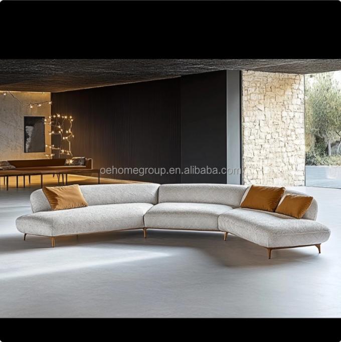 Sofa minimaliste salon design de mode italien pour la détente et le confort dans le loisir 2