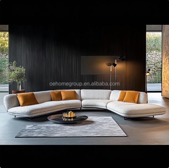 Sofa minimaliste salon design de mode italien pour la détente et le confort dans le loisir 4