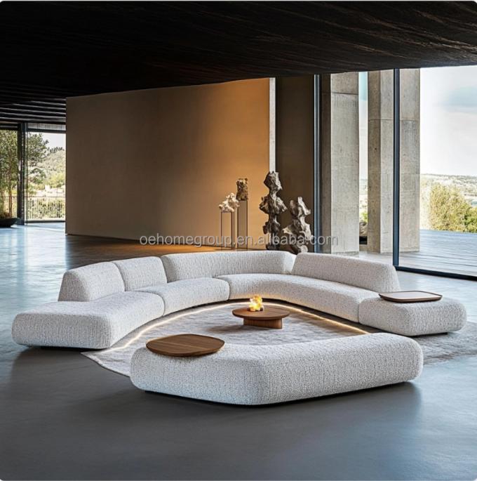 Sofa minimaliste salon design de mode italien pour la détente et le confort dans le loisir 6