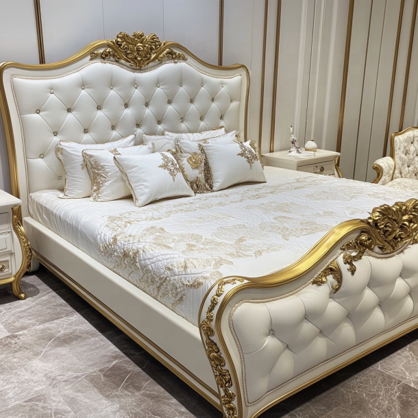 Meubles de chambre à coucher pour la maison, lit king size, design moderne, lits doubles de luxe avec tailles personnalisées 6