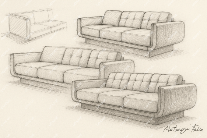 Salon de style européen minimaliste, moderne, avec canapé Chesterfield à pieds en bois blanc, ensemble avec couleur personnalisée et design luxueux 1