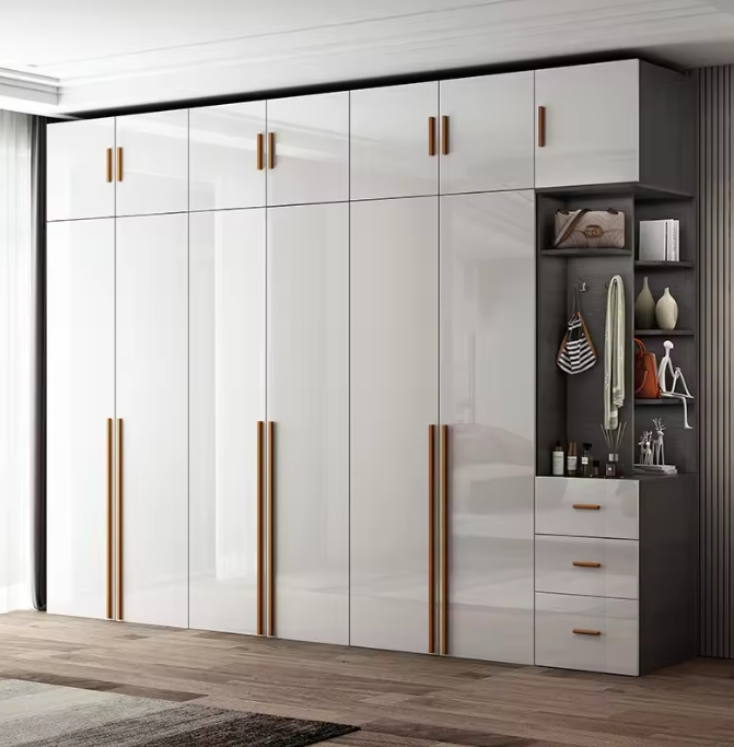 Armoire de chambre en MDF 2 portes moderne et personnalisée, fonctionnelle et extensible 1
