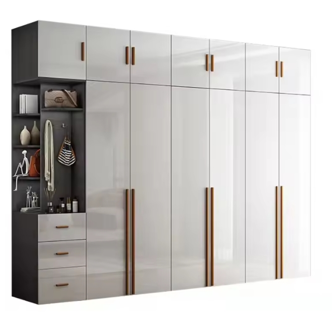 Armoire de chambre en MDF 2 portes moderne et personnalisée, fonctionnelle et extensible 0
