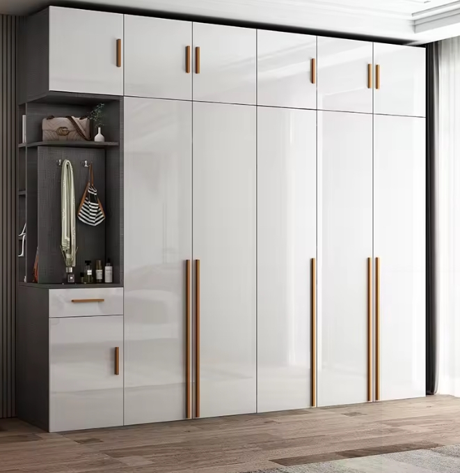 Armoire de chambre en MDF 2 portes moderne et personnalisée, fonctionnelle et extensible 3