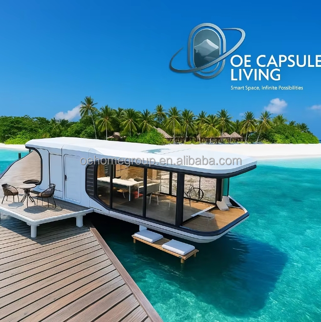 Capsule d' espace de sommeil Container maison Capsule de concept futur 2