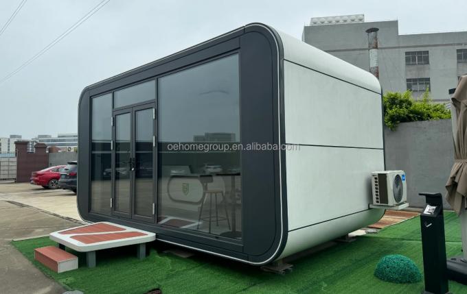 Maison préfabriquée Hôtel de luxe Villa modulaire 2 chambres Maison préfabriquée Espace de construction préfabriqué Capsule Cabines préfabriquées 20