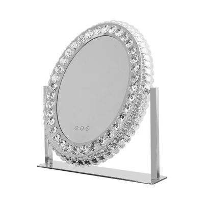 LED éclairer le maquillage miroir cristal miroir de vanité style hollywoodien