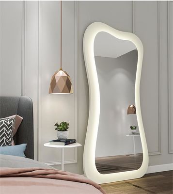 Hollywood Standing Full Length Xl Miroir au sol avec lumière LED 71x32