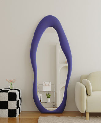 Corps décoratif courbé Miroir de pleine longueur surdimensionné Miroir de plancher en arc