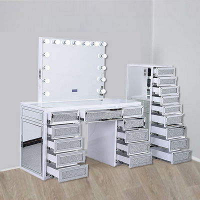 Maquillage miroir à LED Vanité Salle à manger hollywood OEM