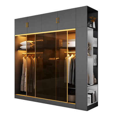 Cabinet en bois moderne Porte coulissante Dortoir Armoire de chambre Armoire avec bois fabriqué E1