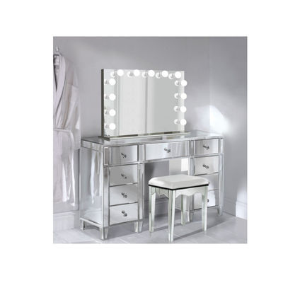 Maquillage hollywoodien moderne miroir de vanité et table de dressing Meubles de chambre