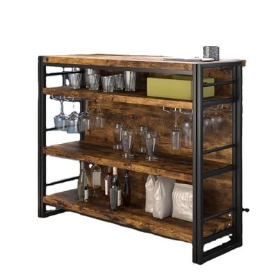 Armoire de style de design moderne pour l'affichage du vin et de l'alcool dans l'organisation du salon