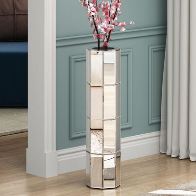 Vase de sol en diamant écrasé en cristal