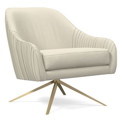 Moderne chaise pivotante de base en métal pour bureau
