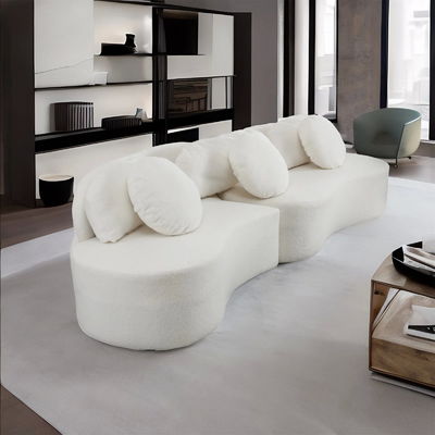 Couchette en tissu de boucle personnalisé Couchette en tissu blanc