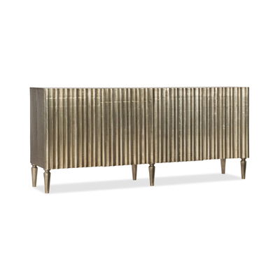 Console d'armoire de télévision à plateau moderne en bois massif