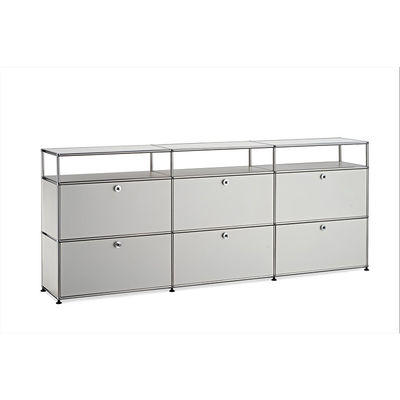 Containers de rangement pour armoires de salle à manger multifonctionnelles à miroir