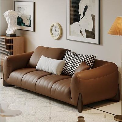 Couchette en cuir italien séquentiel pour fauteuil modulaire