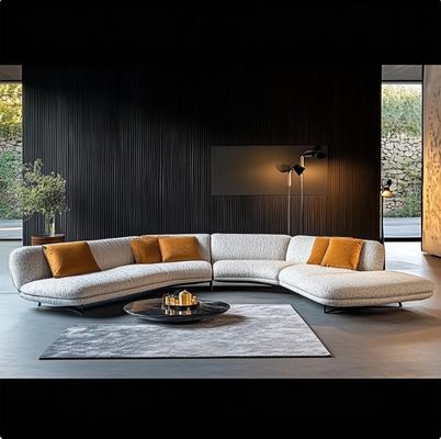 Sofa minimaliste salon design de mode italien pour la détente et le confort dans le loisir