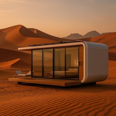 Durable à l'utilisation de différents Container maison préfabriqué Petite maison portable Petite maison modulaire Camping hôtel Capsule spatiale