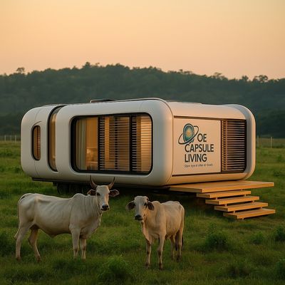Capsule pour jardin extérieur