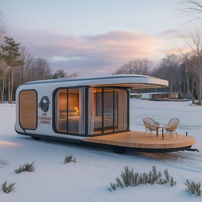 Maisons préfabriquées entièrement assemblées, maisons préfabriquées personnalisées de petite taille pour salle de garde, kit de maison préfabriquée