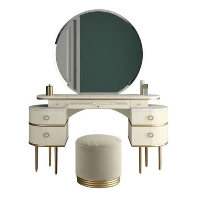 Maquillage miroir bureau de vanité table de repassage chaise ensemble ODM
