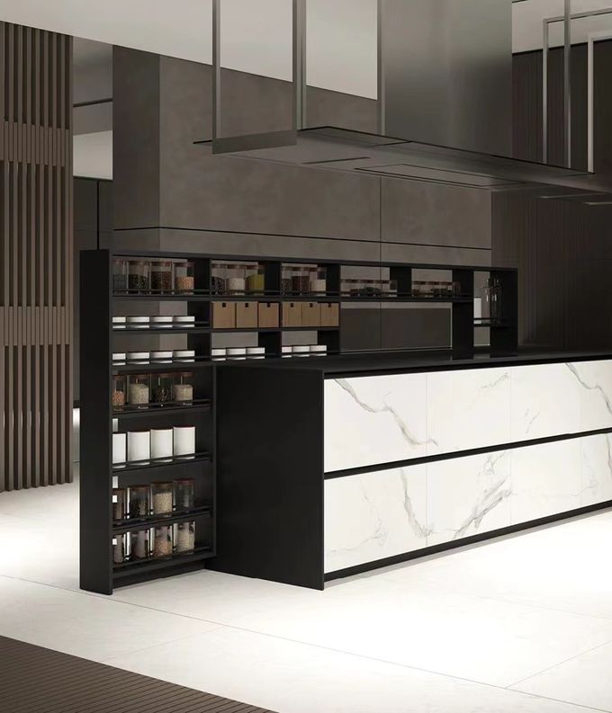 Cuisine modulaire en bois Solutions d'armoires de salle de bain 1