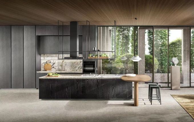 Armoires de cuisine en contreplaqué modulaire 0