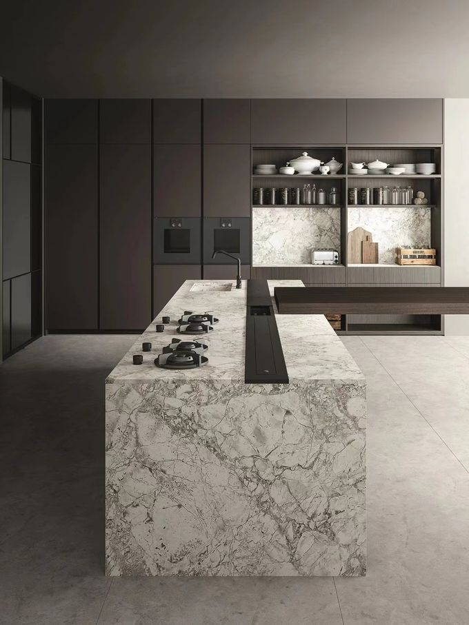 Cuisine modulaire en bois Solutions d'armoires de salle de bain 0