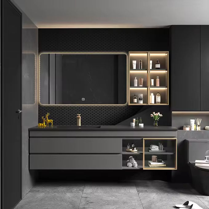 Armoires de salle de bain modernes pour le maquillage de vestiaire 0