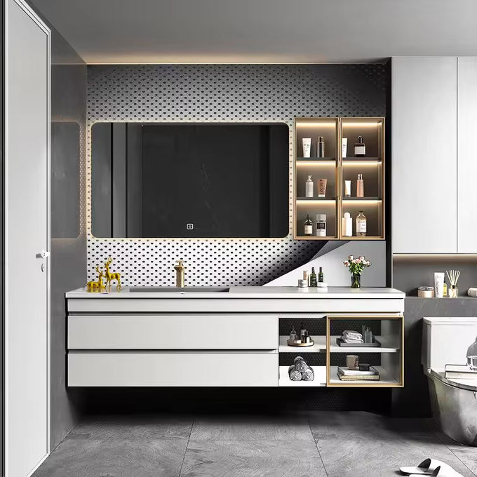 Salle de bain flottante, salle de bains, évier de toilette, monté sur le mur 1