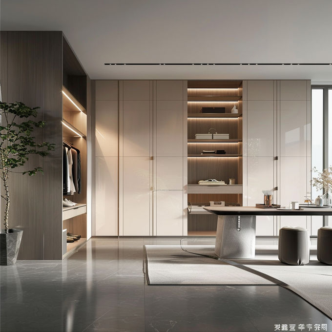 Meubles de chambre à coucher modernes économiques Armoire avec rangement 1