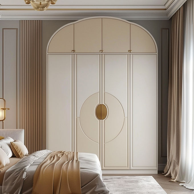 Système de rangement de garde-robe moderne réglable pour l'organisation et le stockage de la chambre à coucher 0